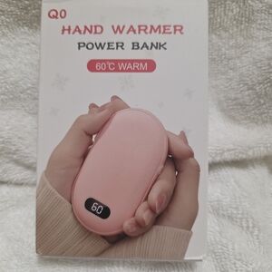 Pink Hand Warmer Power Bank